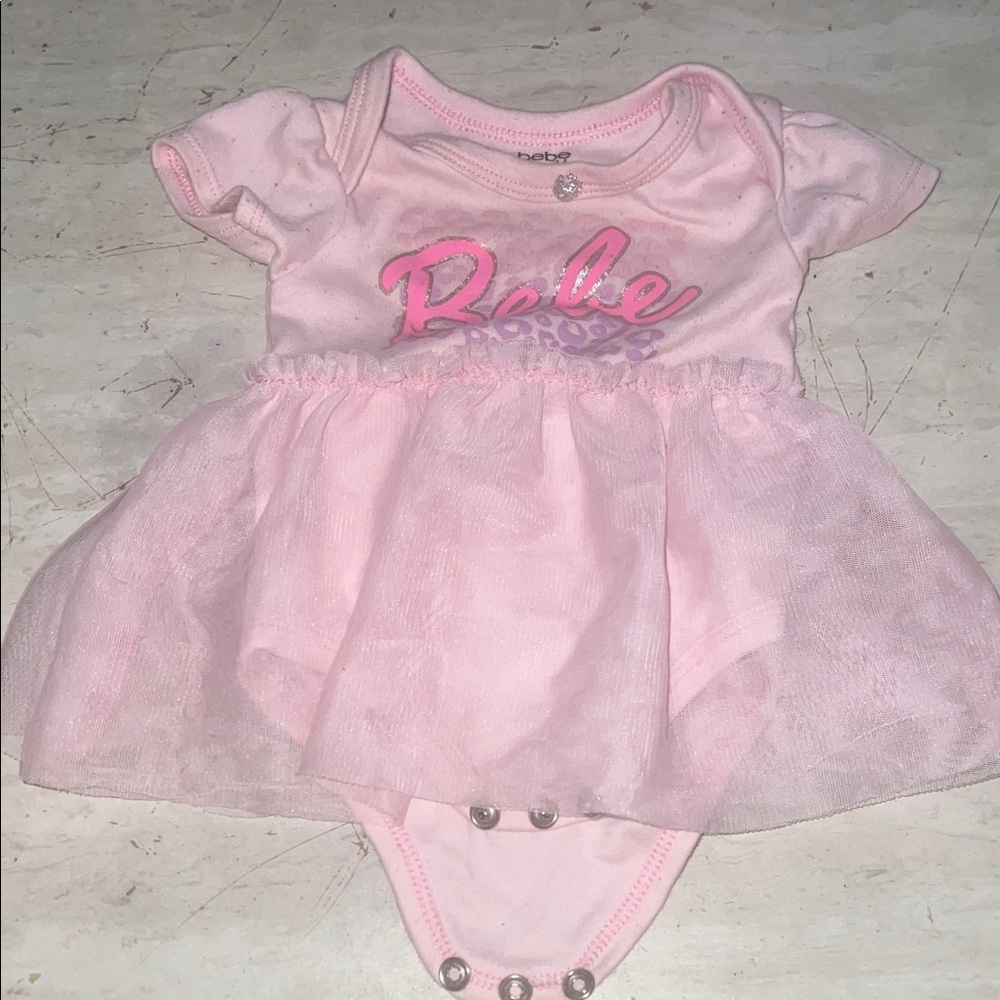 bebe Pink Kids One Piece Bodysuit